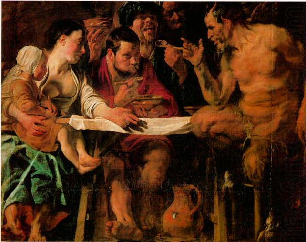 The Satyr and the Peasant, JORDAENS, Jacob